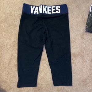 NWT VS PINK Yankees yoga pant leggings